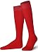 Mysocks Unisex Knee High Long Socks Red
