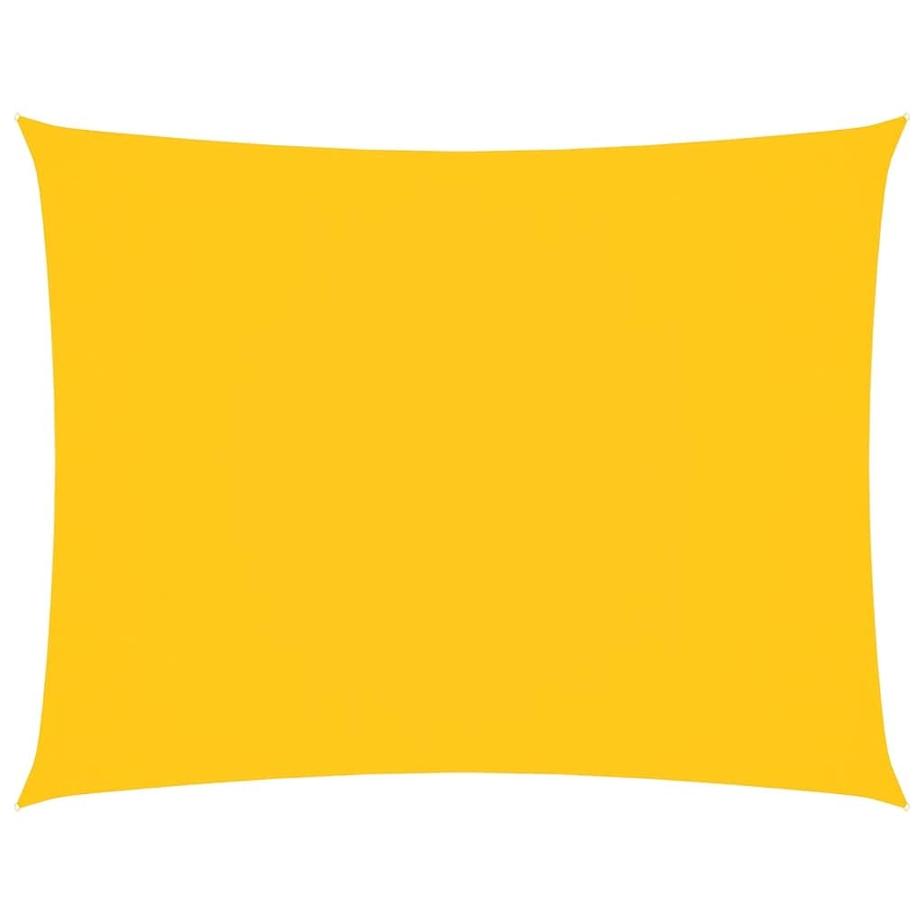 Voile d'ombrage imperméable et anti-UV jaune pour une protection totale