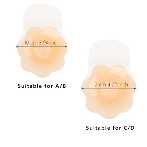 Pasties Nipple Covers Breast Lift Tape Large Silicone Nipple Cover Reusable Breast Tape4