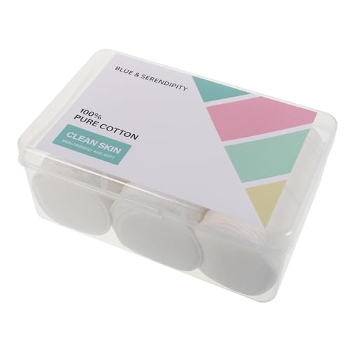 BESTYASH 1 Caja De De Algodón Desmaquillantes Para Ojos De Algodón Desmaquillantes De Limpieza Facial De Algodón Desmaquillantes A Granel Para