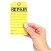 Juvale Service Tags for Equipment - 100 Pack, Yellow, 2.6 x 5.25 in - Equipment Repair Tags & Service Tickets for Machinery, Office & Warehouse