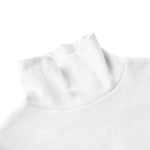 Spring&Gege Little & Big Kids Soft Cotton Midweight Long Sleeve Turtleneck Shirts2