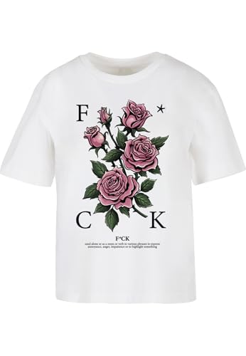 Miss Tee F*cking Roses Tee - T-shirt imprimé fleurs pour femme