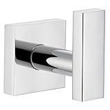 Angle Simple Towel Hook for Bathroom, SUS 304 Stainless Steel Robe Coat Hook, Hand Towel Holder Wall Mounted, Polished Chrome