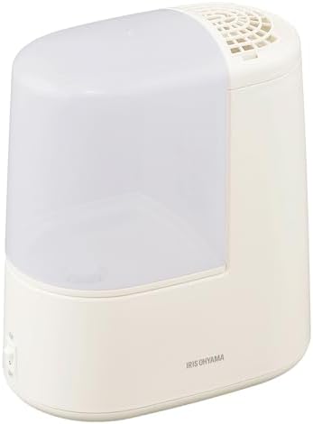 （05:00時点） アイリスオーヤマ(IRIS OHYAMA) 加湿器 スチーム式(加熱式) 加湿量 260ml タンク容量 2.4L 7畳 9時間連続加湿 アロマ対応 小型 卓上 デスク用 AHM-H26B-C アイボリー