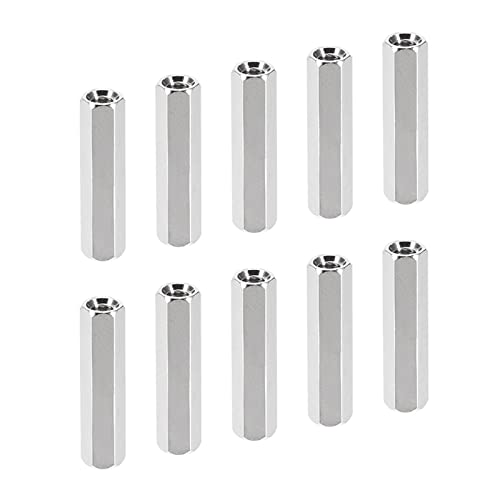 YOKIVE 10 Pcs M3 Spacers, Brass Hex PCB Standoffs Nuts, Keep Height Consistent, Great for Motherboard Circuit Board