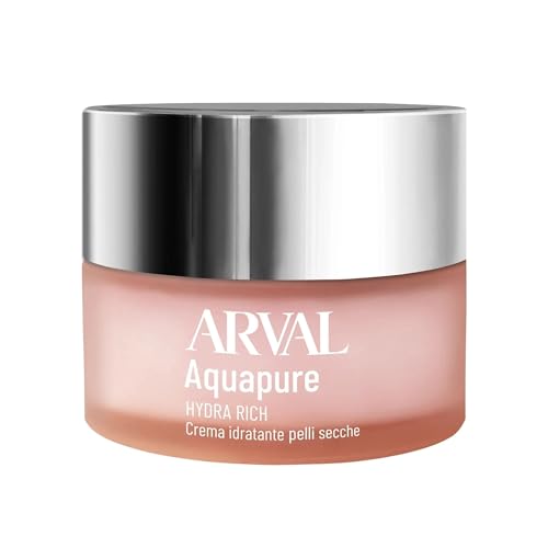 Crema Arval Aquapure Hydra Rich para aliviar la tirantez de la piel seca facial