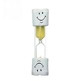 Temporizador de cepillo de dientes para ni?os reloj de arena para ni?os Sandglass Smiley sand egg 2 minutos 1pcs