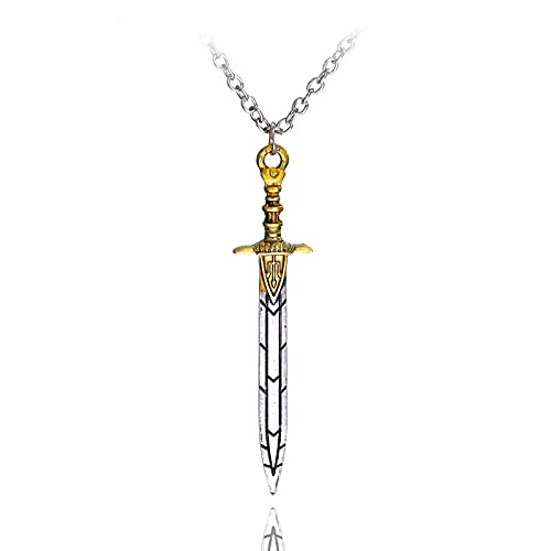 Preisvergleich Produktbild Percy Jackson Halskette Seeungeheuer Schwert Anhänger Halskette Charme Schmuck Damen Mode Halsband Mode-Accessoires