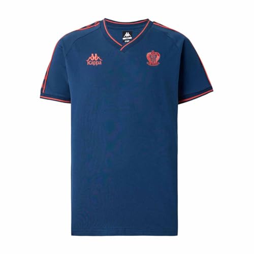 Kappa 222 Banda Areivi OGC Nice Tee Mixte maillot décontracté rouge et noir