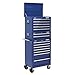 Price comparison product image Sealey APSTACKTC Topchest, Mid-Box & Rollcab Combination 14 Drawer with Ball Bearing Slides - Blue