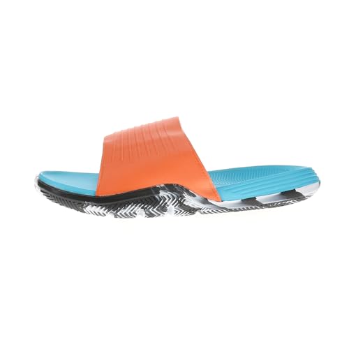 AND1 Mens Nothing But Net Slide Casual Sandals Casual - Blue, Orange3