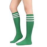 Zando Outdoor Athletic Socks for Women Soft Knee High Socks Tall Athletic Socks Stripes Tube Socks...