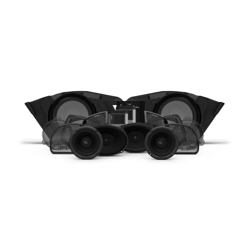 Rockford Fosgate HD14-STG5 Fairing Speakers, Saddlebag Speakers, Saddlebag Subwoofers, and 1,600-Watt Amplifier Kit for Select 2014+ Harley Davidson Road Glide & Street Glide Motorcycles