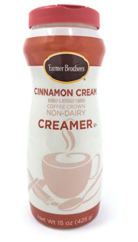 Farmer Brothers Cinnamon Cream Non-Dairy Coffee Creamer, 15 oz