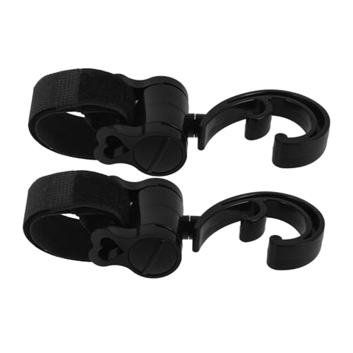 RORPOIR Purse Bag Hooks Stroller Bag Holders Stroller Handle Clips Easy Installation Hooks for Walker Frame