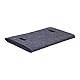Relaxdays Betttasche, 2er Set, 4 Fächer, Klettverschluss, Aufbewahrung für Bett & Sofa, Bett Organizer, Filz, dunkelgrau