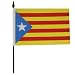 AZ FLAG Bandera de Mesa de CATALUÑA ESTELADA BLAVA 21x14cm - BANDERINA...