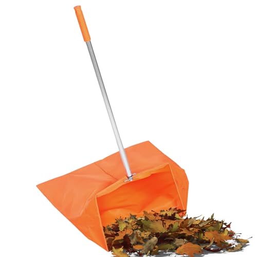 Recogedor portátil, recogedor de tela al aire libre, recogedor vertical ergonómico, recogedor de polvo resistente, recogedor de limpieza con bolsa colectora, herramienta para el hogar, interior