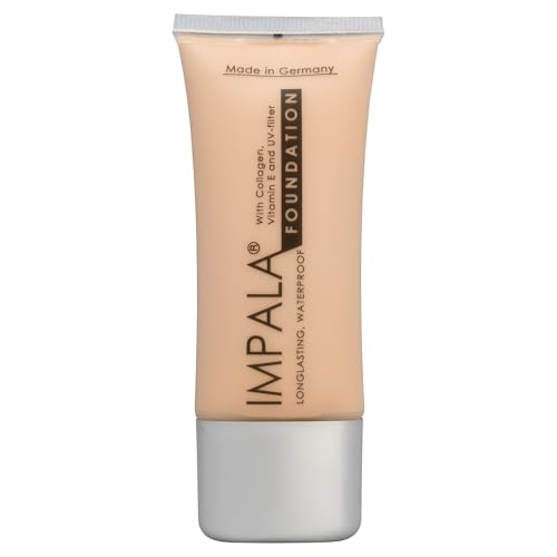 Impala - Long Lasting Foundation | Full Coverage Foundation | Waterproof Foundation | Collagen and Vitamin E | Sunscreen Foundation | UV Light Filter | Colour 01