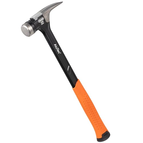 PICARD Martillo AluTec no.1095 superficie rugosa| Martillo Carpintero Profesional | Encofrador con Cabeza Híbrida de Aluminio y Acero | Mango Ergonómico Antivibración | Martelo