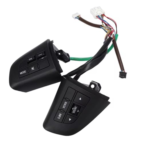 Compatible With Mazda 3 2010 For CX-5 CX-7用 カーステアリングホイール ボリュームモード機能コントロールボタン 多機能クルーズコントロールスイッチボタン 多機能ボタンホイールスイッチコントロール