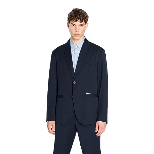 Armani Exchange Men's Stretch Poly Wool Blazer