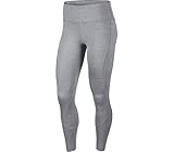 Elastic fabric Nike W Nk Epic LX Tght Rnwy Reflct Pantalones de Deporte, Mujer, Particle Grey/htr/(Reflective silv), M
