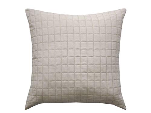 Barceló Calgary Housse de coussin Jacquard Crème 50 x 50 cm Cover