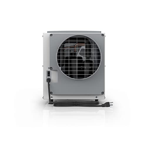 Image of AprilAire E100 Pro 100-Pint Whole-House Dehumidifier + Model 76 Wall Mount Control, Commercial-Grade Dehumidifier for Basement, Crawlspace, or Whole House up to 5,500 sq. ft.
