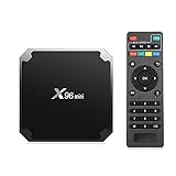X96 Mini Smart TV Box S905W Soporte Quad Core 2.4G Wireless WIFI Media Player 4K Flash X96 Mini Set...