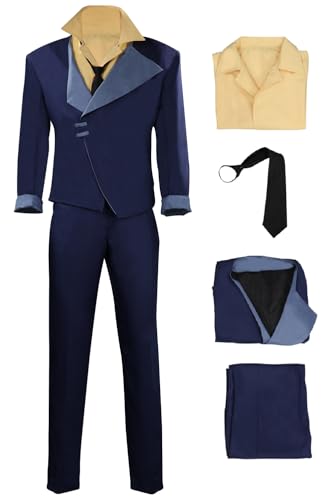 Roocnie Spike Spiegel Cosplay Costume Anime Outfit for Halloween Bounty Hunter Suit Set Faye