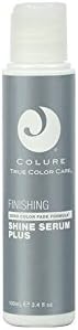 COLURE Shine Serum Plus ‚Dramatic Lustrous Gloss & Frizz Eliminator ‚Thermal & Color-Safe Heat Protectant Serum ‚Vegan 3.4 oz