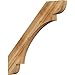 Ekena Millwork BRC04X44X44OLY00RWR 4"W x 44"D x 44"H Olympic Rough Sawn Knee Brace, Western Red Cedar