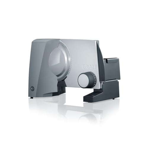 GRAEF G50 - Elektrischer Allesschneider, Made in Germany, Edelstahl-Wellenschliffmesser Ø 170 mm,...