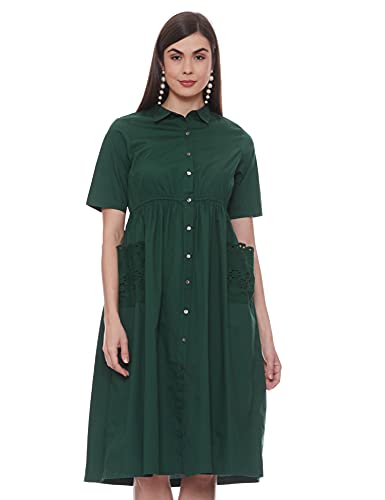 Image of Max Women's Solid Shirt Dress
