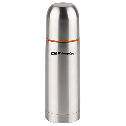 Orbegozo Thermal-Insulating Flask, Stainless Steel 250 ml Cover