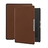 Lunso – sleepcover hoes – Geschikt voor Kobo Aura H20 edition 1 (6.8 inch) – Bruin