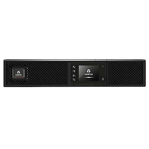 Vertiv Liebert GXT5 UPS with SNMP/Webcard 3000VA/2700W 120V, Online Double Conversion 2U Rack/Tower, Energy Star Certified, Lead Acid, Sine Wave, Battery Backup,0.9 Power Factor (GXT5-3000LVRT2UXLN)
