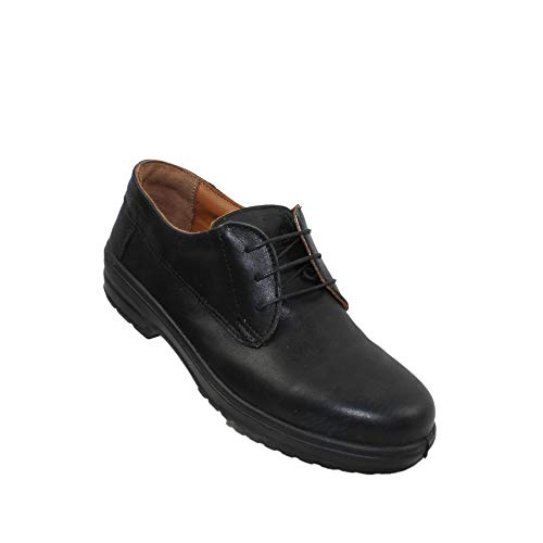 Ergos Carezza Chaussures de sécurité S2 Travail Chaussures de randonnée Plat Noir B-Ware, Taille:40 EU
