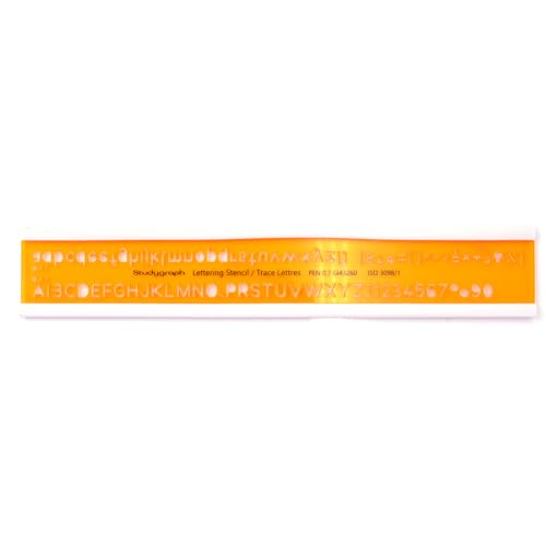 Studygraph by Graph\'it Normograf für technische Zeichnungen, Karten und Diagramme, Buchstaben, ISO, 7 mm, Architektograf, Kunststoff, stoßfest, 28 x 4,5 cm Studygraph by Graph\'it Normograf für technische Zeichnungen, Karten und Diagramme, Buchstaben, ISO, 7 mm, Architektograf, Kunststoff, stoßfest, 28 x 4,5 cm