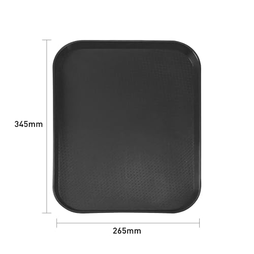 Bandeja para servir comida rápida y bebidas HENDI rectangular negra de cocina 2