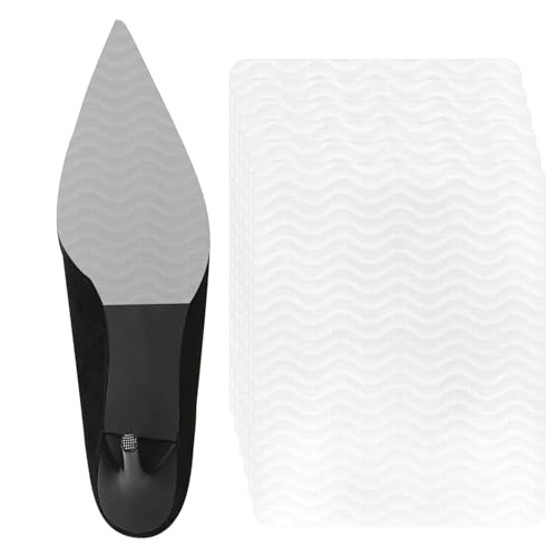 lasuroa 6uds Protectores de Suela, Adhesivo Transparente Antideslizante para Tacones EVA Cubre Suela Inferior para Mujer