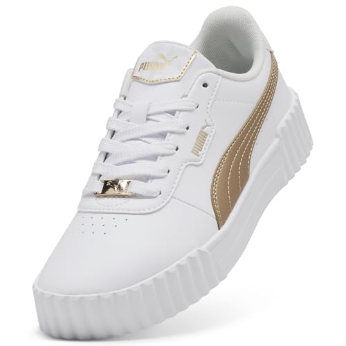 Puma Carina 3.0 DAYINIGHT Sneaker da Donna, Oro Bianco, Taglia 37, Puma Bianco Puma Oro, 37 EU - Immagine 5