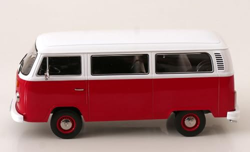 Volks Bus T2B Rojo y Blanco 1972 1:18 KK Scale miniatura 3
