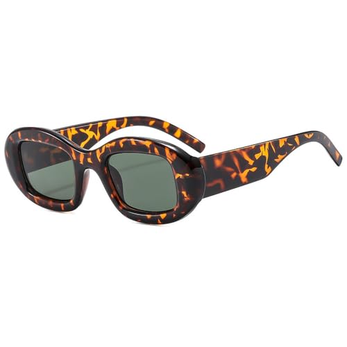 Lunettes de soleil ovales rétro petite monture pour affiner et sublimer un visage rond