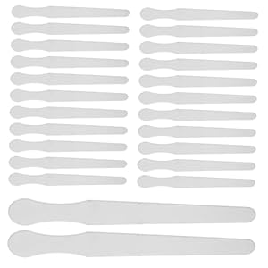 Warmhm 20pcs Medizinische Edelstahl Mundspatel