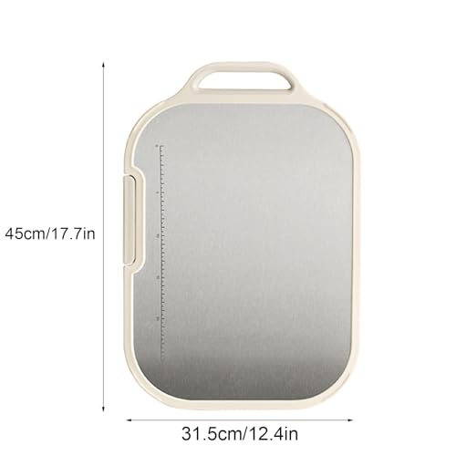 Planche à découper en acier inoxydable grand modèle pour un plan de travail propre - 8