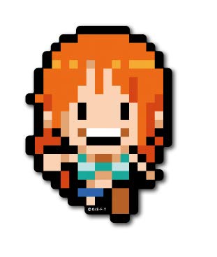 Amazon.co.jp: ピクセルワンピース ステッカー ナミ 新世界ver OPX-012