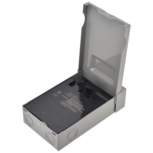 AC Disconnect Box Outdoor, CNAODUN 60 Amp Disconnect 120/240 Volt 2 Pole 1 Phase 3wire Waterproof Pull Out Switch Metal Box for Air Conditioner Non-Fused UL Listed